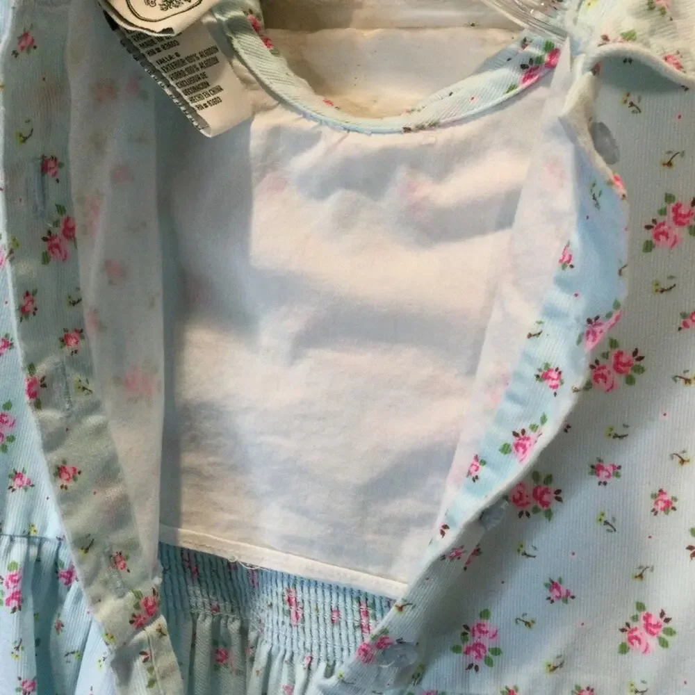 Laura Ashley 1990s vintage floral smocked dress 6